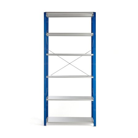 Regalsystem MIX, Basismodul, 3000 x 1300 x 600 mm