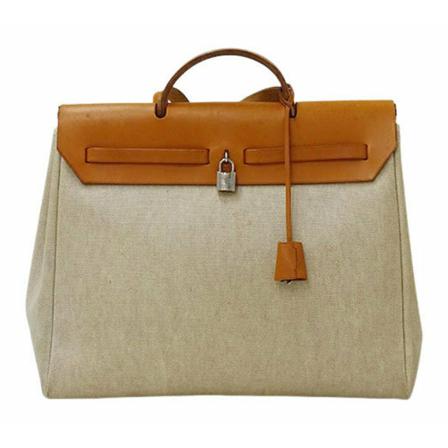 Hermès Vintage, Handbags Beige, Dames, Maat:ONE Size