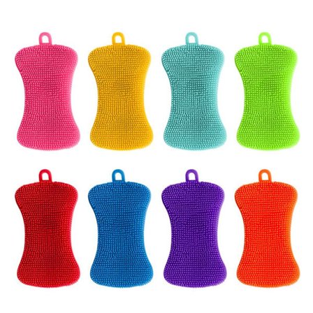 Naarmuuntumattomat silikonisienet, elintarviketurvallinen puhdistusharja