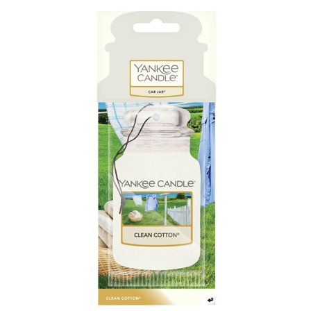 Yankee Candle Car Jar Clean Cotton 1pz - Profumo per Automobile