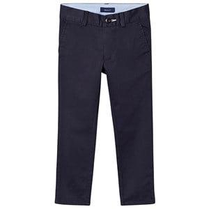 Kids - GANT Navy Slim Fit Chinos 98-104cm (3-4 years) - Bottoms - 98-104cm (3-4 years) - Navy