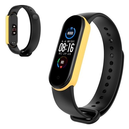 Xiaomi Mi Band 5 holdbar to-tonet rem - sort / gul