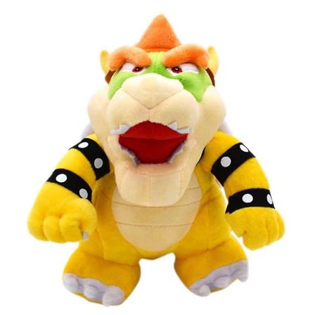 9,8 tuuman Super Mario Bro -elokuvan pehmolelut, Bowser Koopa söpö pehmeä täytetty hahmo Plushie-nukke, joulu- ja syntymäpäivälahjat faneille ja 