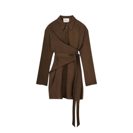 Róhe, Short Dresses Bruin, Dames, Maat:S,Viscose