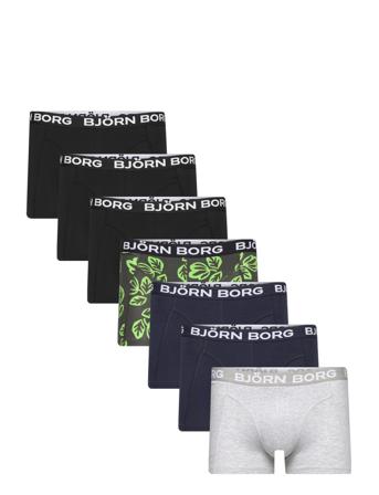 Core Boxer 7P Night & Underwear Underwear Underpants Grå Björn Borg