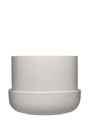 Iittala Nappula kruka med fat 170x130mm Dekoration Grå 170x130 mm