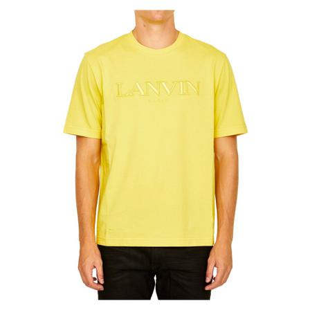 Lanvin Men& Clothing T-Shirts Polos , Geel , Heren , Maat: S
