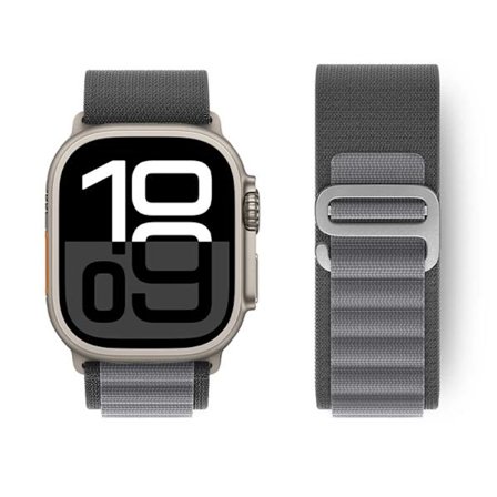 Alpine Loop Armband Kompatibelt med Apple Watch Ultra 2, Serie 10-5, 49mm-40mm, Djupgrå[JSR]