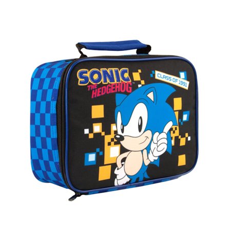 Sonic The Hedgehog Retro Style Gaming Lunch Bag One Size Blå/Svart/Orange