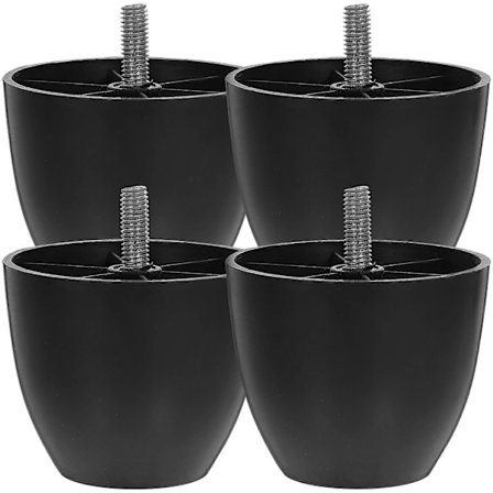 4 stk. Møbel Erstatningsfot Bord Skrueben Fot Sofa Fot Stol Fot for Skap