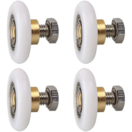 4 kpl Suihkukaapin pyörät, suihkukaapin liukuovien pyörät varaosat (20 mm)