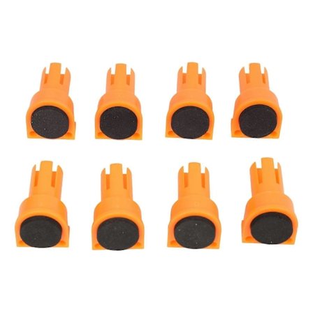 8 stk. Træbearbejdnings Begrænsningsblok Stop Klemme 19mm/20mm Holdbar Robust Bænk Hundestop Pløk Bremse til Høvling Stop Positioneringsprop