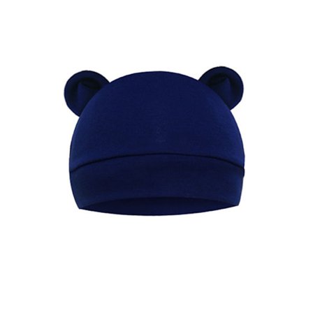 3-pack Nyfödd Hatt Björnöron Hatt Barn Födelse 0 - 6 Månader (Grå, Ti