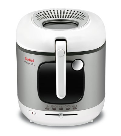 TEFAL Mega Fritureapparat 3.3liter 3.3liter Sølvgrå/hvid