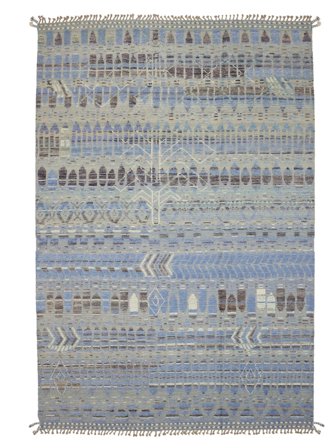 Berber Style Matta Handknuten 354X457 Afghanistan