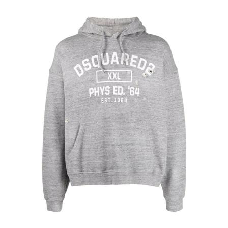 Dsquared2, Hoodies Szary, Mężczyzna, Rozmiar: S