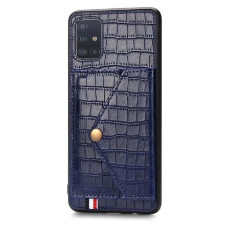 Samsung Galaxy A51 - Skal med Kortfack Blå