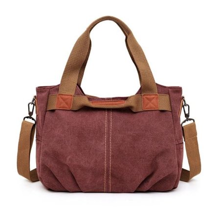Canvasväska för kvinnor Handväskor Kvinnliga väskor Reseaxelväskor