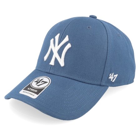 47 Brand - Azul adjustable Gorra - New York Yankees MLB Mvp Timber Blue Adjustable @ Hatstore