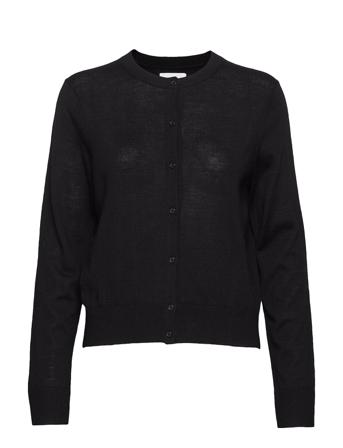 Kleo Cardigan 11265 Strikkegenser Cardigan Svart Samsøe Samsøe
