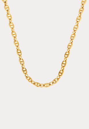 BY JOLIMA - Celine Chain Necklace 45 - Gold - Accessoarer - - Bubbleroom