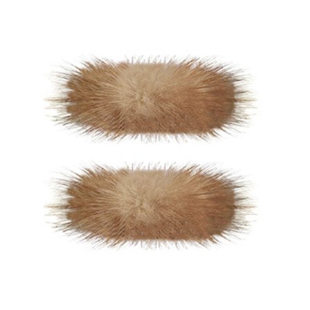 2 stk. Sko Klips Charm Spænde KAFFE