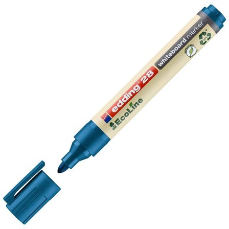 EDDING Whiteboardpenna 28 Ecoline rund 1,5-3mm blå - Lyreco - Kontorsmaterial - Pennor - Whiteboardpennor - Rund spets