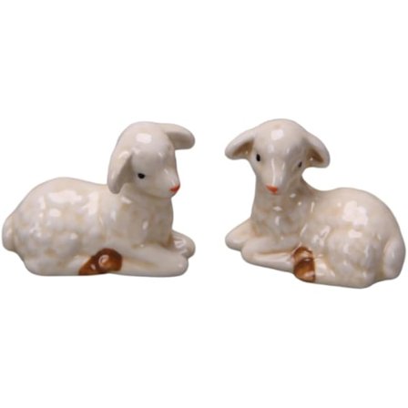 Chopstick Holder 6 stk. Keramisk Chopstick Holder Tegneserie Lille Får Chopstick Holder Pen Holder Keramiske Ornamenter Khaki-får