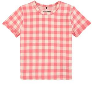 Mini Rodini Pink Gingham Check T-Shirt 104/110 cm - Tops - 104/110 cm - Pink