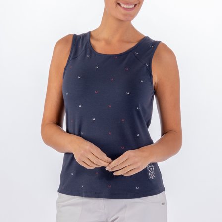 Canotta Marine Classics Mary Jersey Tank Top Navy AOP, donna, Small