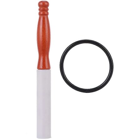 Syngebolle Kølle Gummistang Trehåndtak Pinne for Krystall Lydboller Tilbehør