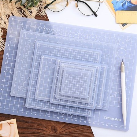 PVC Cutting Mat Patchwork Cut Pad Tools Durable Multi-Size Durable DIY Handmade Self-healing Plate Carving Art Tool Cricut Tools