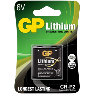 Batteri Cr-P2 Photo Lithium*