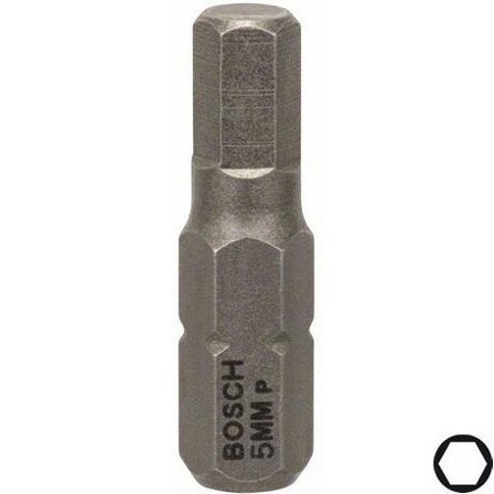 Bosch HEX Bits HEX5 3-pak 25mm, Maskintilbehør & forbrugsvarer