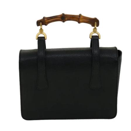 Gucci Vintage, Pre-owned Leather gucci-bags Zwart, Dames, Maat:ONE Size,stof