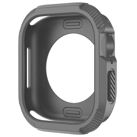 Apple Watch Series 10 42mm Skyddsfodral Robust Flexibelt Klockfodral - Grå