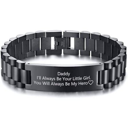 Till min pappa armband, dotter son till far present idé kärleksmeddelande