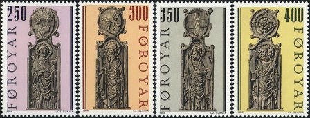 Færøerne - AFA 87-90 - komplet
