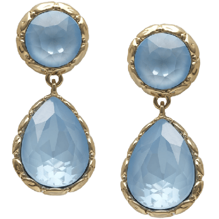 Lily and Rose Victoria raindrop earrings - Sky blue Örhängen Dam Guld ONE-SIZE
