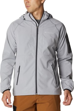 Columbia Montrail Men ́s Tall Heights Hooded Softshell Jacket Men soft shell jackets Grey M