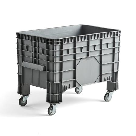 Palleboks CARTER med drejehjul, 1040x640x790 mm