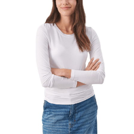 Part Two EmajaPW T-shirt Långärmade toppar Dam Vit XL