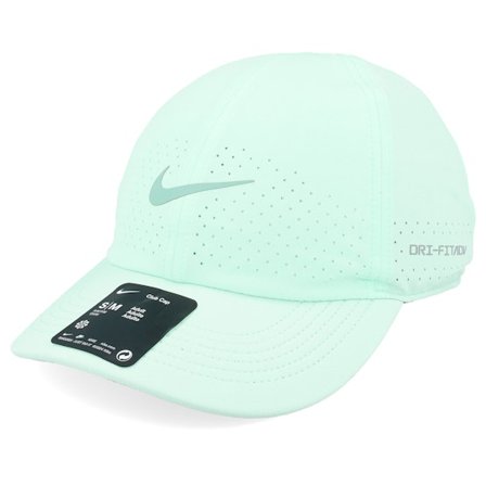 Nike - Vert unconstructed Casquette - Dri-fit Club Cap Mint Foam/Cannon Dad Cap @ Hatstore