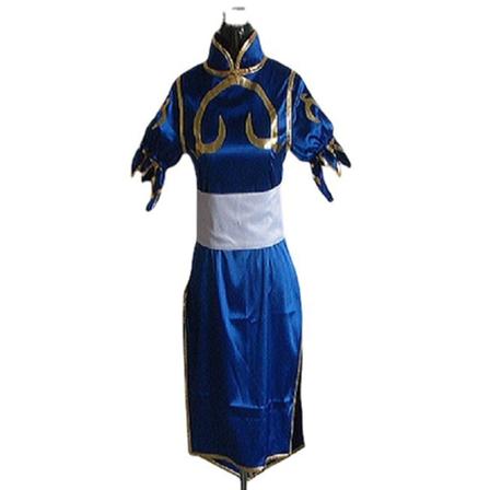 Cosplay Life Chun-Li Cosplay Costume træ Kostume til kvinder S