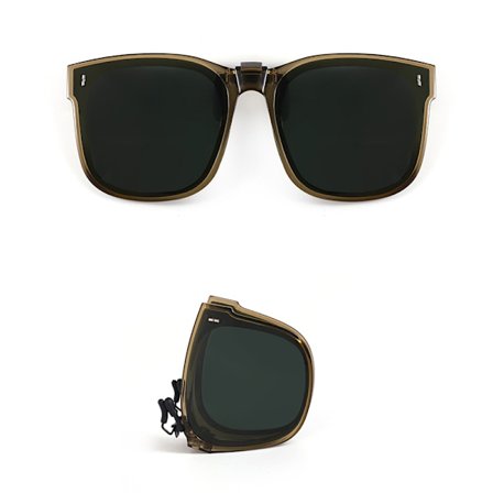 Vikbara Polariserade Clip-on Solglasögon - Ultimat UV400 Skydd