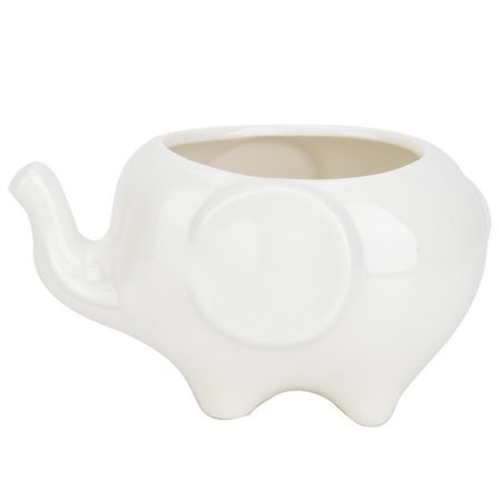 1 stk. Keramikkharpiks Sukkulent Plantebeholder Blomsterpotte Planter Hage L