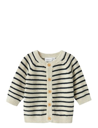 Nbmmast Ls Knit Card Noos Cream Name It