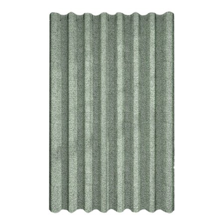 Vanntett, muggbestandig polyester dusjforheng, grønn