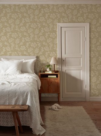 Duro Tapet, Villastaden 100-03 Gammalsvenska Papper, L, Beige, Färg & tapeter