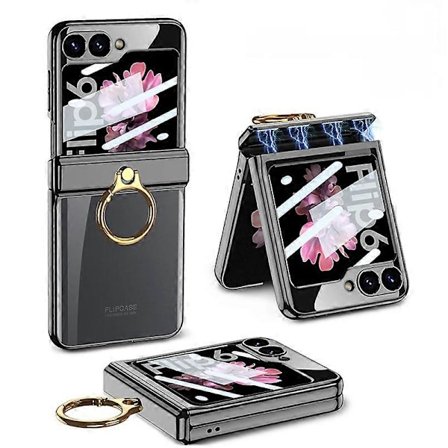 Hinge Skydd Anti-Repor Hard PC Skyddande Fodral för Samsung Galaxy Z Flip 6